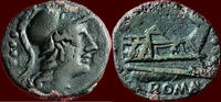 AE Triens ROMAN REPUBLIC - ANONYMOUS - -