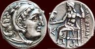 as KINGDOM OF MACEDONIA - ANTIGONOS I MONOPHTHALMUS, as Strategos of Asia, 320-306/5 BC, or king, 306/5-301 BC - IONIA - AR Drachm, -