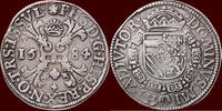 Overijssel Bourgondische kruisrijksdaalder NOORDELIJKE NEDERLANDEN (NETHERLANDS) - REPUBLIEK, 1581-1795 - OVERIJSSEL - 1584, Kampen -