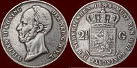 Koninkrijk der Nederlanden 2 ½ Gulden NEDERLAND (NETHERLANDS, KINGDOM) - WILLEM II, 1840-1849 - -