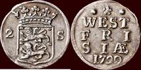 West-Friesland Dubbele wapenstuiver NOORDELIJKE NEDERLANDEN (NETHERLANDS) - REPUBLIEK, 1581-1795 - WEST-FRIESLAND - 1790, Hoorn -