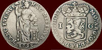 Holland Gulden NOORDELIJKE NEDERLANDEN (NETHERLANDS) - REPUBLIEK, 1581-1795 - HOLLAND - 1793, Dordrecht -