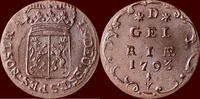 Gelderland Duit NOORDELIJKE NEDERLANDEN (NETHERLANDS) - REPUBLIEK, 1581-1795 - GELDERLAND - 1793, Harderwijk -