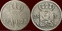Koninkrijk der Nederlanden 25 Cents 1823 NEDERLAND (NETHERLANDS, KINGDOM... 209.18 元 含税 ＋  334.69 元 运费