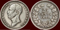 Koninkrijk der Nederlanden 25 Cents 1840-1849 NEDERLAND (NETHERLANDS, KI... 1,045.90 元 含税 ＋  334.69 元 运费