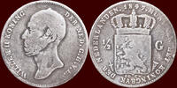 Koninkrijk der Nederlanden ½ Gulden NEDERLAND (NETHERLANDS, KINGDOM) - WILLEM II, 1840-1849 - -