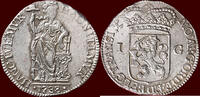 Overijssel Gulden NOORDELIJKE NEDERLANDEN (NETHERLANDS) - REPUBLIEK, 1581-1795 - OVERIJSSEL - 1738, Kampen -