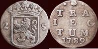 Utrecht Dubbele wapenstuiver NOORDELIJKE NEDERLANDEN (NETHERLANDS) - REPUBLIEK, 1581-1795 - UTRECHT - 1789, Utrecht -