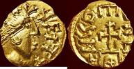 Tremissis FRANKISH EMPIRE - MEROVINGIAN DYNASTY - NEUSTRIA - MONEYER ANGLUS I - n.d. , Quentovic (Wicco in Pontio) -