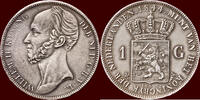 Koninkrijk der Nederlanden 1 Gulden 1844 NEDERLAND (NETHERLANDS, KINGDOM... 2,719.34 元 含税 ＋  334.69 元 运费