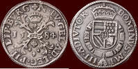 Gelderland Bourgondische kruisrijksdaalder NOORDELIJKE NEDERLANDEN (NETHERLANDS) - REPUBLIEK, 1581-1795 - GELDERLAND - 1584, Harderwijk -