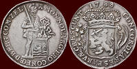 Zeeland Zilveren dukaat NOORDELIJKE NEDERLANDEN (NETHERLANDS) - REPUBLIEK, 1581-1795 - ZEELAND - ¼ 1788/87, Middelburg -