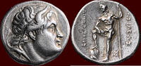 AR Tetradrachm KINGDOM OF MACEDONIA - DEMETRIOS POLIORKETES, 306-283 BC - Demetrias, 290-289 BC -