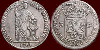 West-Friesland 3 Gulden NOORDELIJKE NEDERLANDEN (NETHERLANDS) - REPUBLIEK, 1581-1795 - WEST-FRIESLAND - 1786/65/64, Enkhuizen -