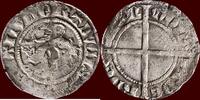 as ENGLAND / NETHERLANDS - DUCHY OF GUELDERS - ELEANOR OF WOODSTOCK, as Guardian over Reinoud (Reginald) III of Gelders, - ¼ Groat -