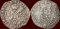 ZUIDELIJKE NEDERLANDEN (SOUTHERN NETHERLANDS) - HEERLIJKHEID DOORNIK ( TOURNAI ) - PHILIPS IV, 1621-1665 - ½ Patagon 1662, Doorn -