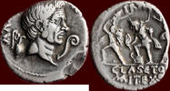  AR Denarius (42-40 BC) ROMAN IMPERATORS - SEXTUS POMPEIUS - Sicilia ss 7,488.64 元 含税 ＋  418.36 元 运费