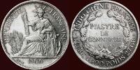 1 Piastre FRENCH COLONIES - FRENCH INDO-CHINA - 3rd REPUBLIC, 1871-1940 - 1906 A, Paris -
