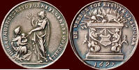 NOORDELIJKE NEDERLANDEN (NETHERLANDS) - REPUBLIEK, 1581-1795 - MUIDEN - AR Loterijpenning m.b.t. de Vrede van Rijswijk -