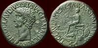 Roman Empire AE Sestertius NERO CLAUDIUS DRUSUS, father of Claudius - Rome -