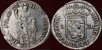Zeeland Driegulden NOORDELIJKE NEDERLANDEN (NETHERLANDS) - REPUBLIEK, 1581-1795 - ZEELAND - 1694, Middelburg -