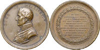 NAPOLEON UND SEINE ZEIT Kupfer-Steckmedaille Wirken des Duke of Wellington -