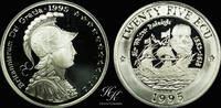 Great Britain 25 ECU Silver 25 ECU 1995 Sir Walter Raleigh Great Britain -