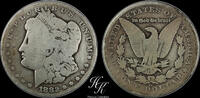 USA 1 MORGAN DOLLAR Silver morgan dollar 1882 Carson City USA -