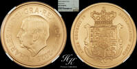 Greece 5 Pounds Gold 5 POUNDS 2025 shield reverse Charles III NGC MS70 MATTE Great Britain -