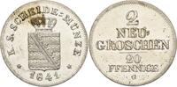 Sachsen-Kurlinie ab 1547 (Albertiner) 2 Neugroschen Friedrich August II. 1836-1854 -