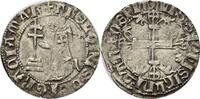 Johanniter auf Rhodos Asper (= 1/2 Gigliato) Hélion de Villeneuve 1319-1346 -