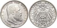 Württemberg 2 Mark Wilhelm II. 1891-1918 -