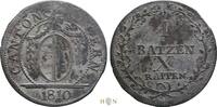 Switzerland Batzen | 10 Rappen City of Lucerne, -