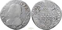 France teston Charles IX (1560-1574), Bordeaux, very rare, -