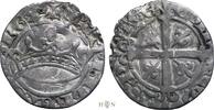 France Provincial provençal coronat d’argent Louis I de Tarente and Jeanne de Provence, Saint-Remy de Provence, rare, -