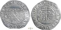 France billon blanc aux écus Henri VI (1422-1453), Rouen, -
