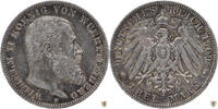 Württemberg 3 Mark Wilhelm II. -