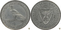 Weimarer Republik 3 Reichsmark Rheinland-Räumung -