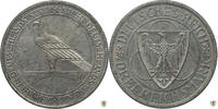 Weimarer Republik 3 Reichsmark Räumung des Rheinlands -