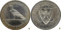 Weimarer Republik 3 Reichsmark Räumung des Rheinlands -