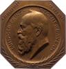 Bayern Bronzeplakette Prinzregent Luitpold 1888-1913. -