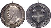 Baden-Durlach Tragbare Silbermedaille Friedrich I. 1852-1907. -
