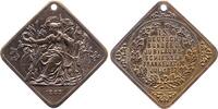 Frankfurt-Stadt Tragbare, versilberte Bronzeklippe -