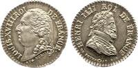 Frankreich Miniaturmedaille Ludwig XVIII. 1814-1824. -