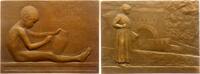 Kunstmedaillen Bronzeplakette 1906 Yencesse, Ovide Winz. Kratzer, vorzüg... 1,882.62 元 含税 ＋  125.51 元 运费