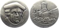 Personenmedaillen Versilberte Bronzemedaille Luther, Martin *1483 Eisleben, +1546 Eisleben. -