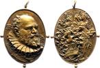 Kunstmedaillen Hochovale Bronzegussmedaille Scharff, Anton -
