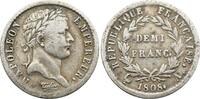 France Demi-Franc 1808 A Napoléon Ier SS 669.38 元 含税 ＋  167.34 元 运费