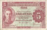 Malaya 5 cents Malaya 5 cents 1941 -