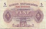 Austria -5 Shilling 1944 P#105 -